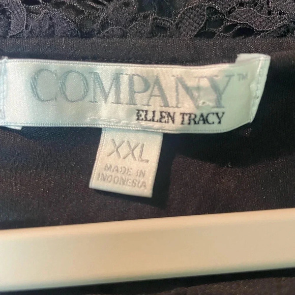 Black Lace Tank Top by Ellen Tracy Company size XXL - Picture 6 of 6
